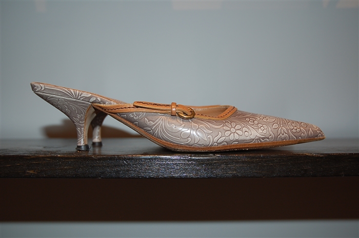 Floral Miu Miu Mules, size 7