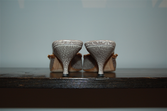 Floral Miu Miu Mules, size 7