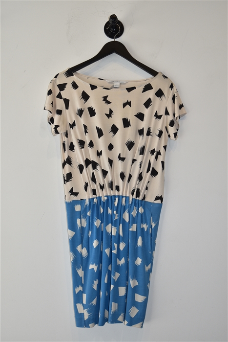 Print Diane von Furstenberg Jersey Dress, size 8
