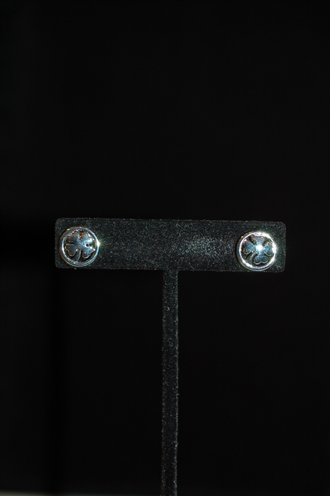 Rhodium Nina Ricci Earrings, size O/S