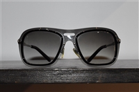 Shiny Black Louis Vuitton Sunglasses, size O/S