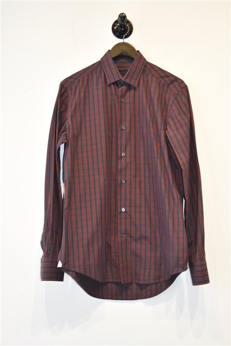 Striped Lanvin Button Shirt, size M