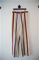 Striped Etro Wide-Leg Trousers, size L