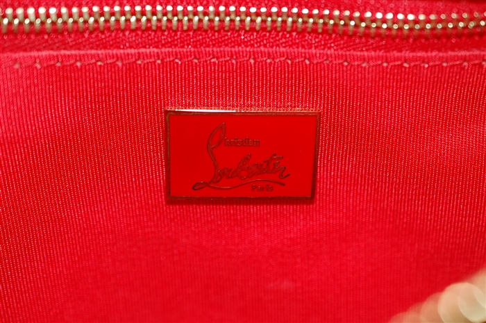 Golden Tan Christian Louboutin Shoulder Bag, size L