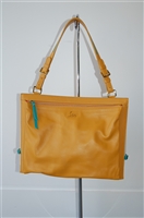 Golden Tan Christian Louboutin Shoulder Bag, size L
