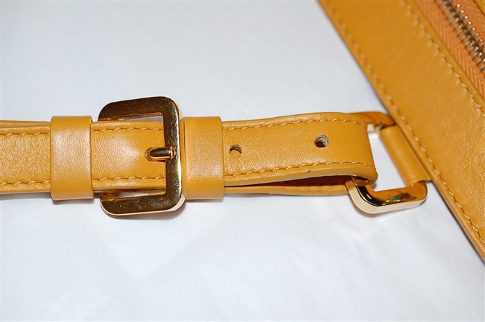 Golden Tan Christian Louboutin Shoulder Bag, size L