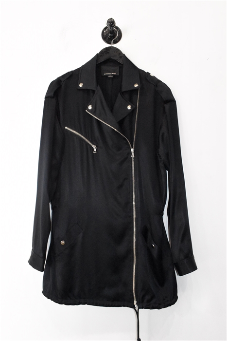 Black Satin Alexander Wang Coat, size 2