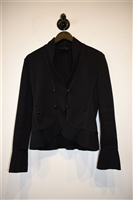 Basic Black Emporio Armani Sweater Jacket, size 6