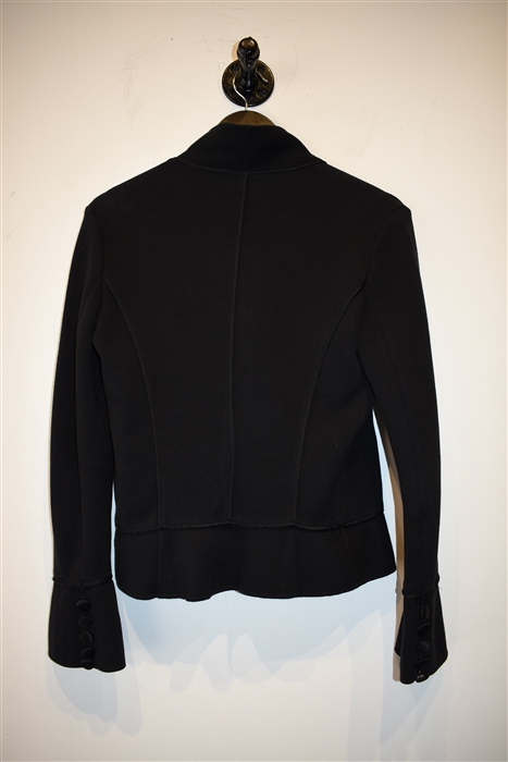 Basic Black Emporio Armani Sweater Jacket, size 6