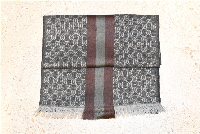 Monogram Gucci Scarf, size O/S