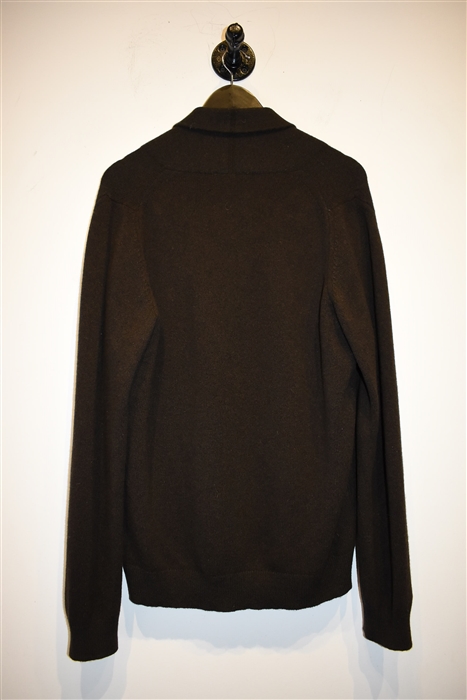 Espresso John Smedley Cardigan, size L