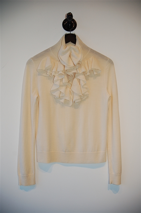 Cream Givenchy Pullover, size M