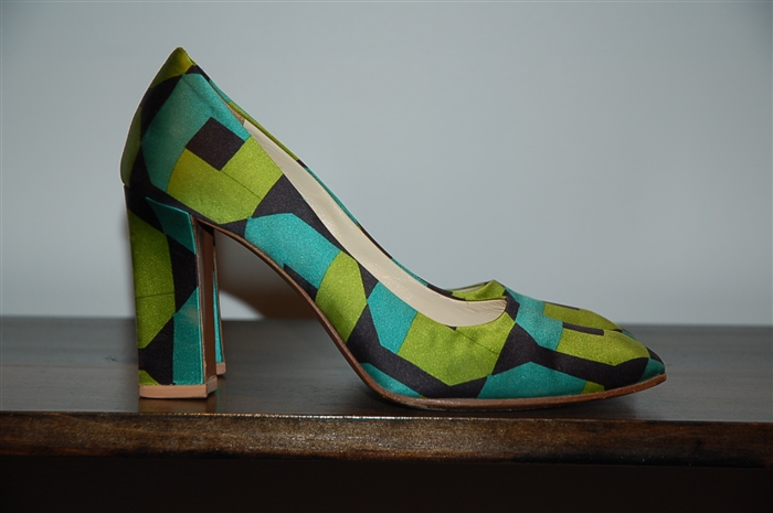 Geometric Prada Pumps, size 8.5