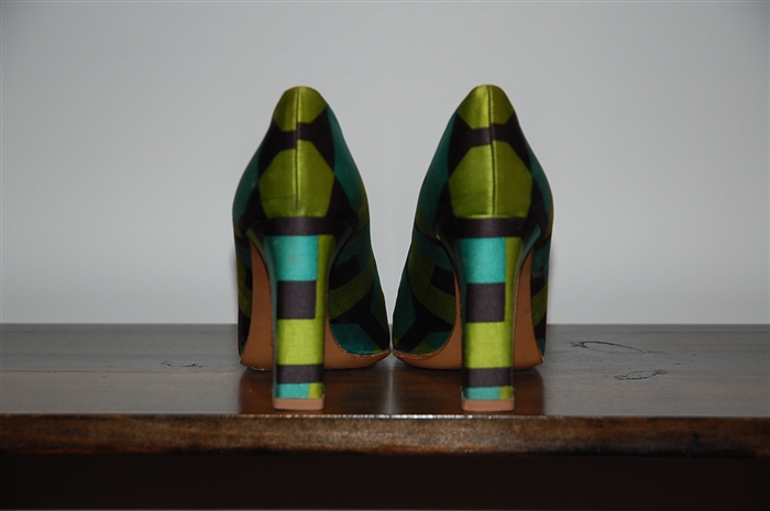 Geometric Prada Pumps, size 8.5