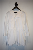Bright White Proenza Schouler Shirt, size 10