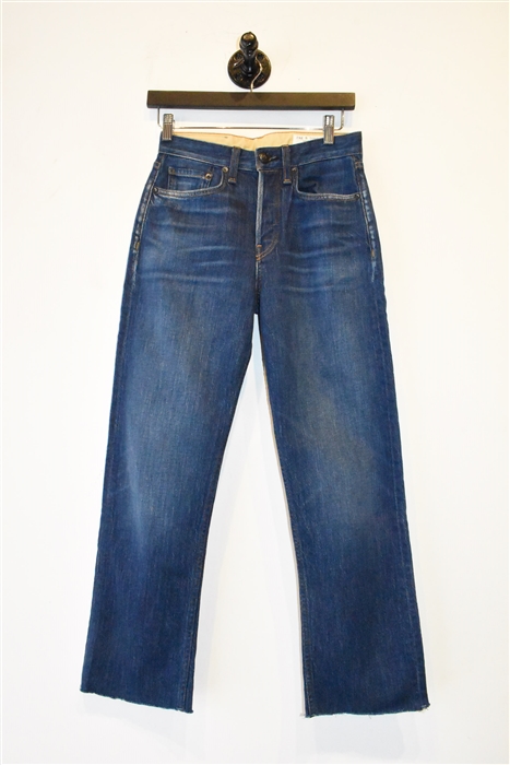 Denim Blue Rag & Bone Straight Leg Jean, size 24