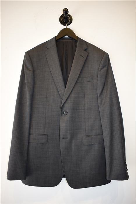 Dark Steel Z Zegna Two-Piece Suit, size 38