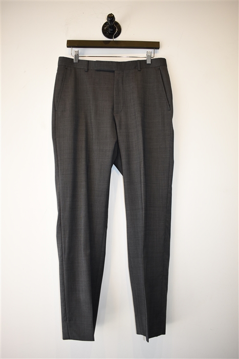 Dark Steel Z Zegna Two-Piece Suit, size 38