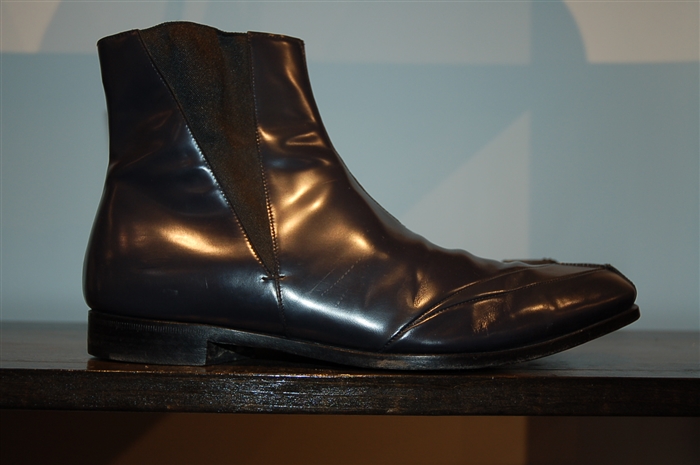 Navy Prada Chelsea Boots, size 7.5