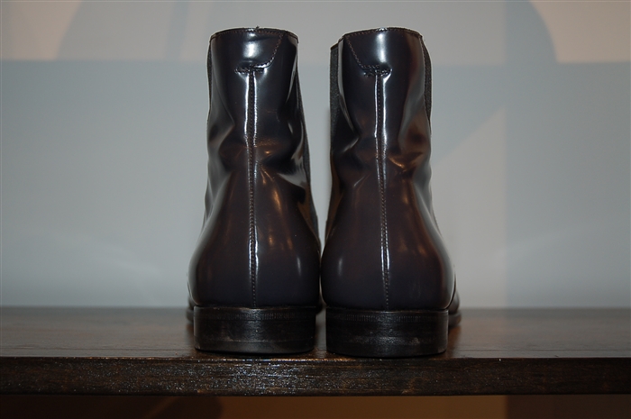 Navy Prada Chelsea Boots, size 7.5