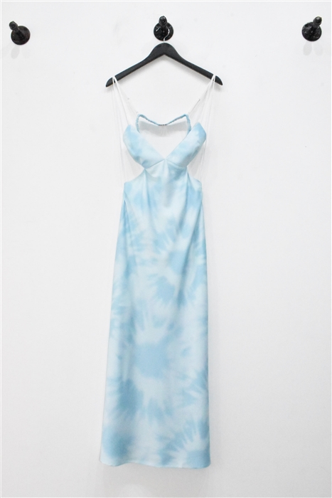 Pastel Blue Third Form Midi Dress, size 8