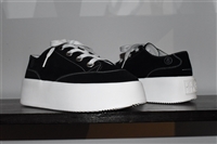 Black Suede MM6 Sneaker, size 10