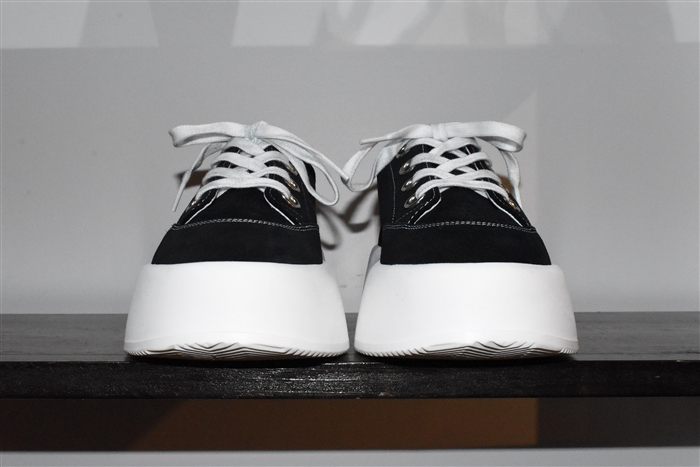 Black Suede MM6 Sneaker, size 10