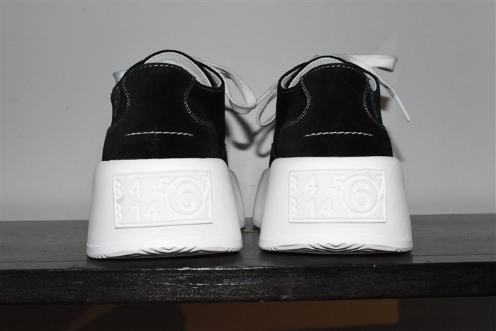 Black Suede MM6 Sneaker, size 10