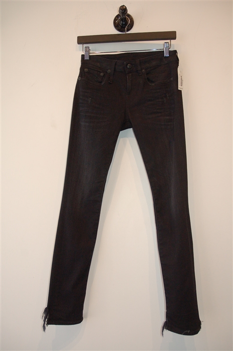 Faded Black R13 Skinny Jean, size 25