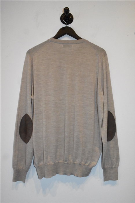 Oatmeal Brunello Cucinelli Pullover, size XL