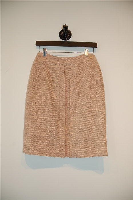 Pale Pink Chanel Pencil Skirt, size S