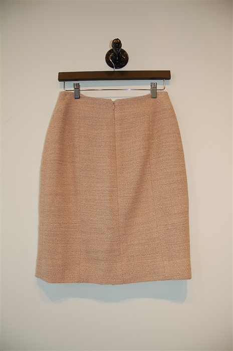 Pale Pink Chanel Pencil Skirt, size S