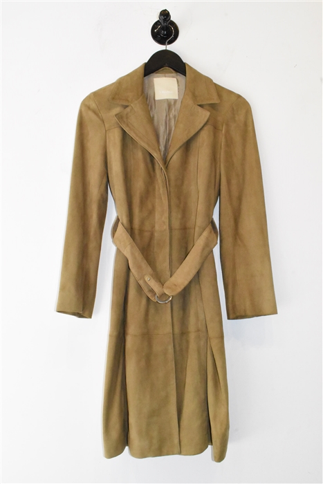 Camel Max Mara - 'S Leather Trench, size 6