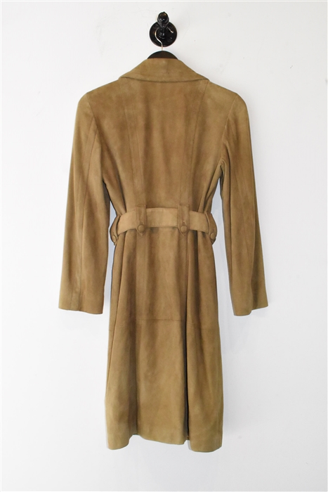 Camel Max Mara - 'S Leather Trench, size 6