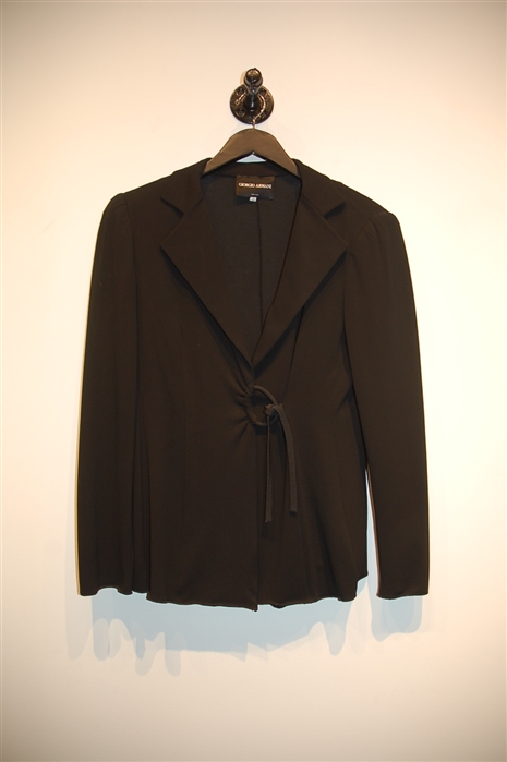Basic Black Giorgio Armani Suit Jacket, size 10