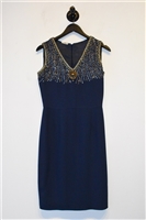 Midnight Blue Miu Miu Sheath Dress, size 4