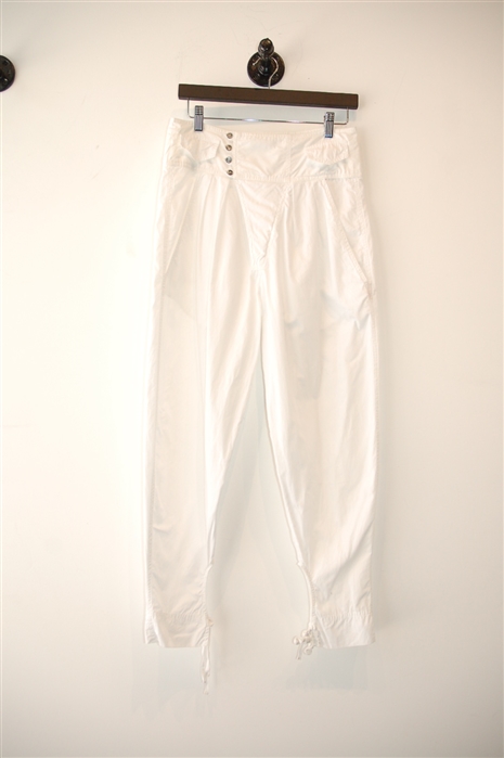 Bright White Isabel Marant Sarouel Trousers, size 4