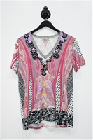 Multi-print Etro T-Shirt, size 10