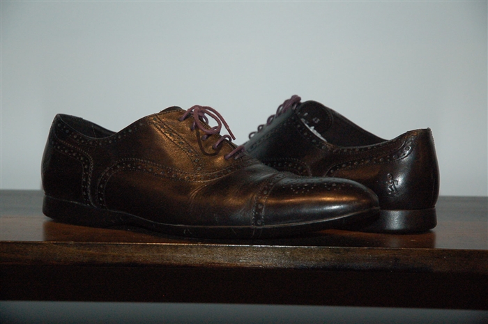 Black Leather Paul Smith - PS Oxford, size 10