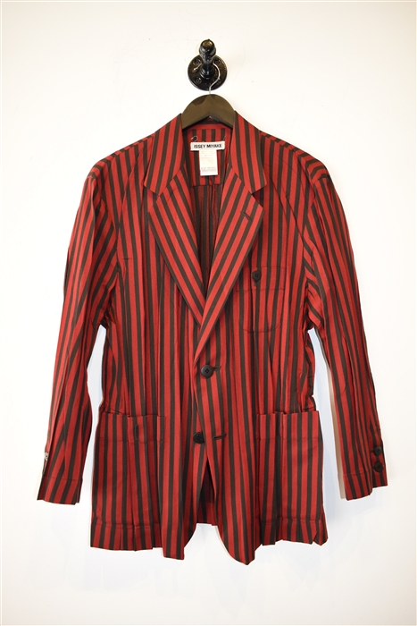 Red Stripe Issey Miyake Blazer, size S