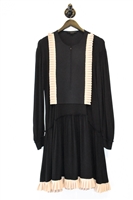Black Marie Saint Pierre Shift Dress, size S