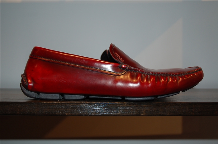 Dark Cherry Prada Loafer, size 8