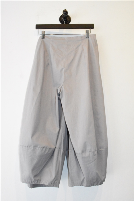 Soft Gray Rundholz - Black Label Cropped Trousers, size M