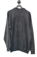 Basic Black Versace Jeans Couture Pullover, size L