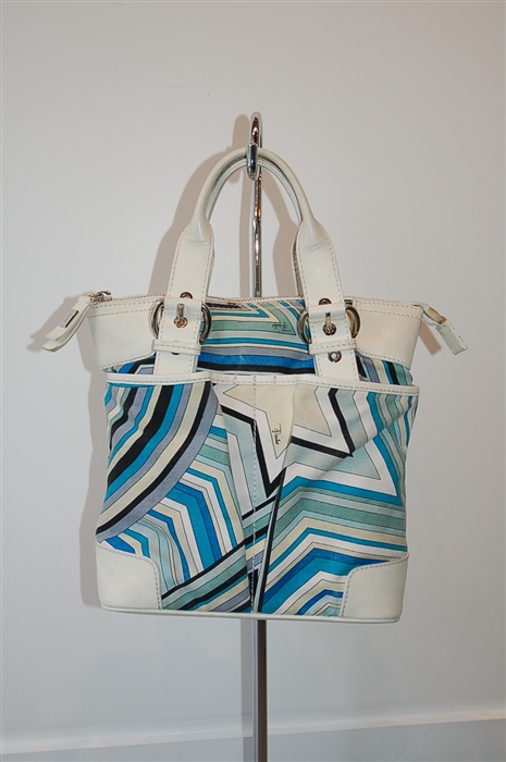 Geometric Emilio Pucci Hand-Tote, size L