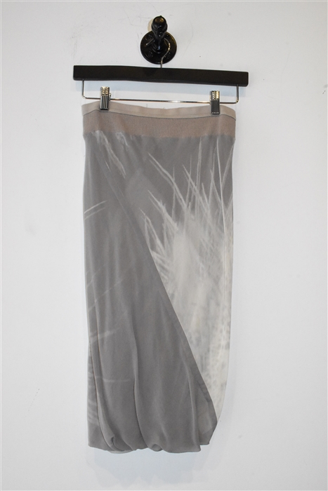 Taupe Rick Owens Pencil Skirt, size S