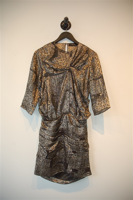 Metallic Isabel Marant Mini Dress, size S