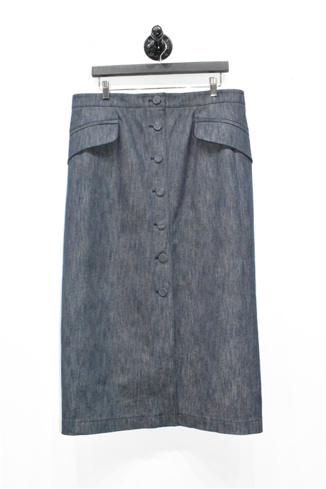 Dark Denim Carolina Herrera Denim Skirt, size 14