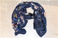 Floral Marc Cain Silk Scarf, size O/S