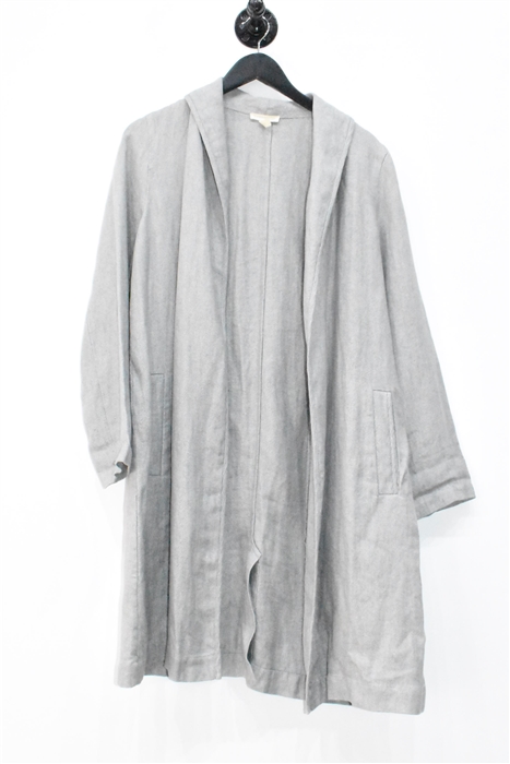 Silver Eileen Fisher Coat, size XS